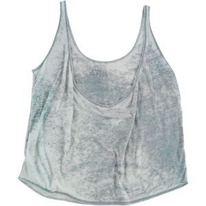Gorilla Buffet Womens Oversized Burnout Print Tank Top, Green, NWT